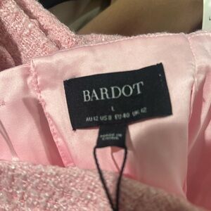 Bardot Soft Pink Boucle Dress
